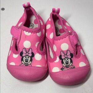 Disney Pink and White Minnie Mouse Water Shoes